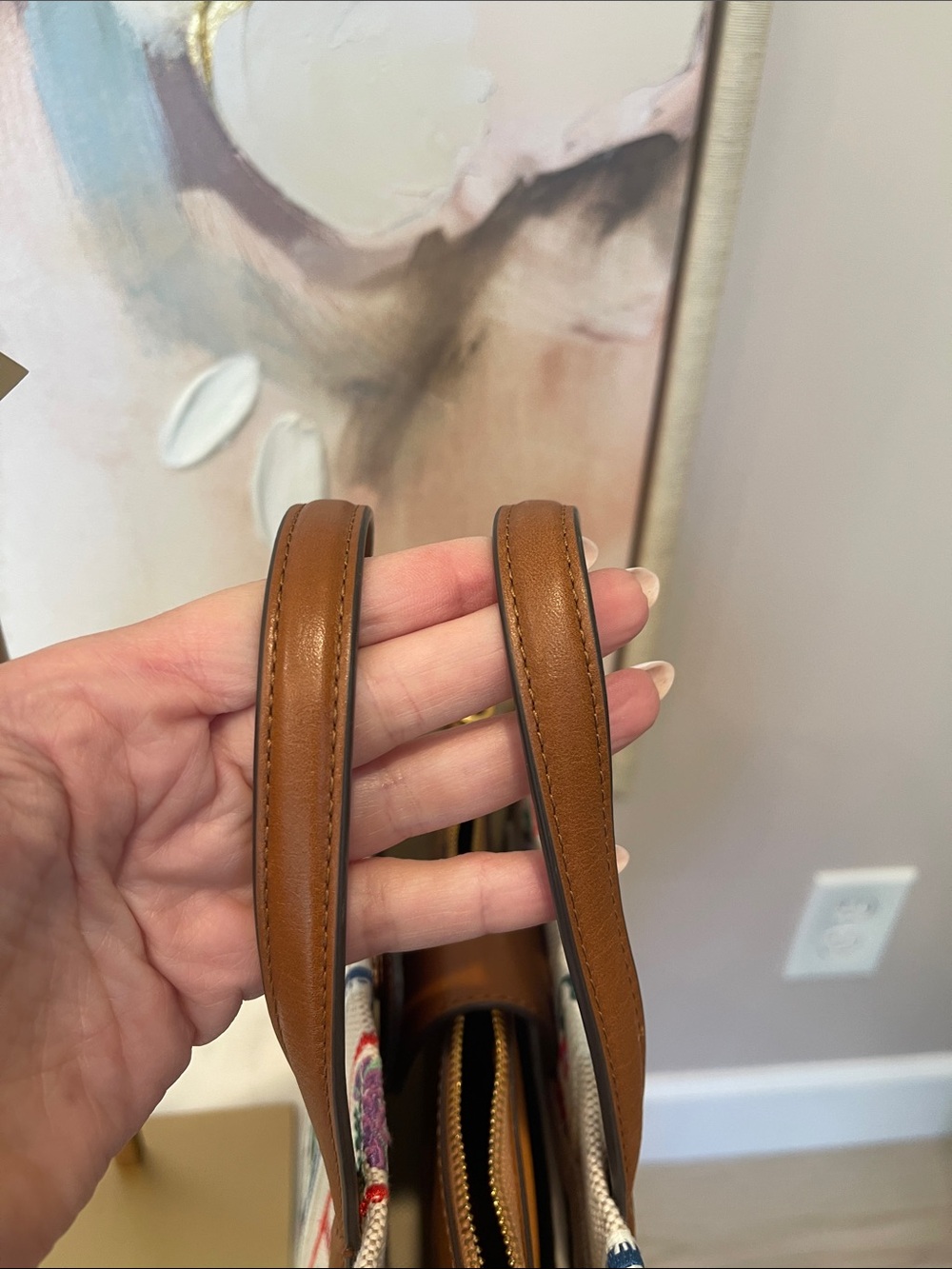NWOT Tote Bag Walker Webbing Satchel - Picture 6 of 10